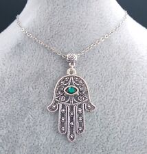 Tibetan Silver Hamsa Hand