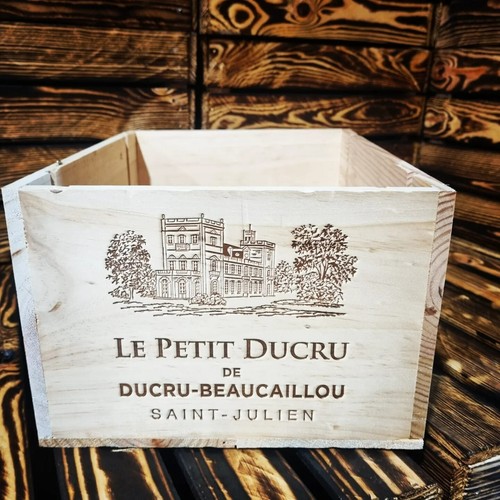 Wooden wine box crate for - crate,