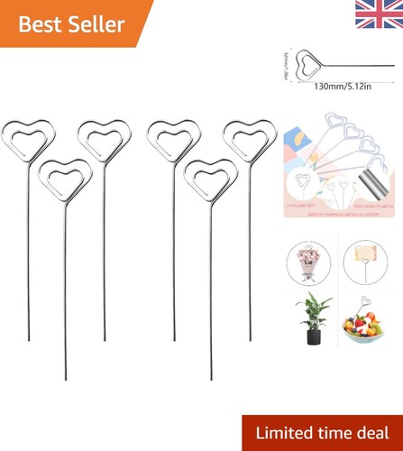Pcs heart shaped metal - 6,