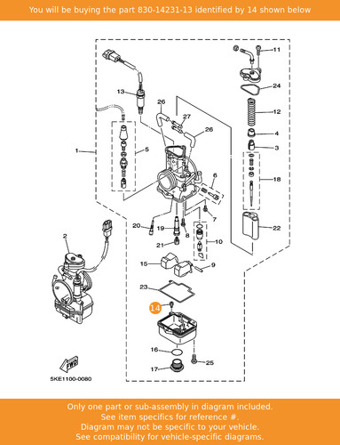 Yamaha jet main - jet,, 65)