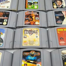 N64 Carts Only *Multilisting, Choose a Game* GoldenEye, Roadrash, Carmageddon +