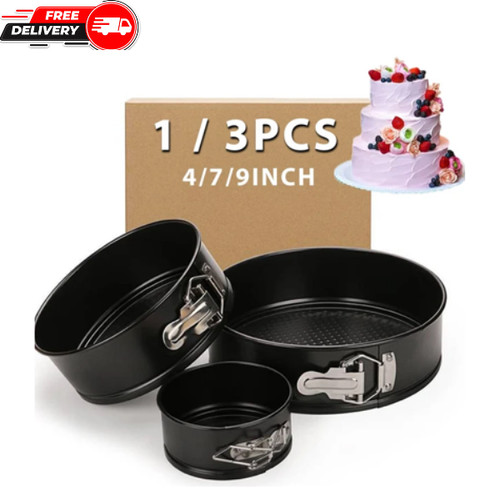 3pc round cake - round, set
