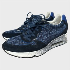 Ash Limited Edition Lovelace Blue Trainers Sneakers Lace Up Shoes 40 7