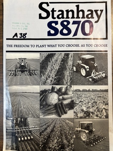 Brochure stanhay s870 - brochure,