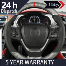 Grey Leather 15'' Car Steering