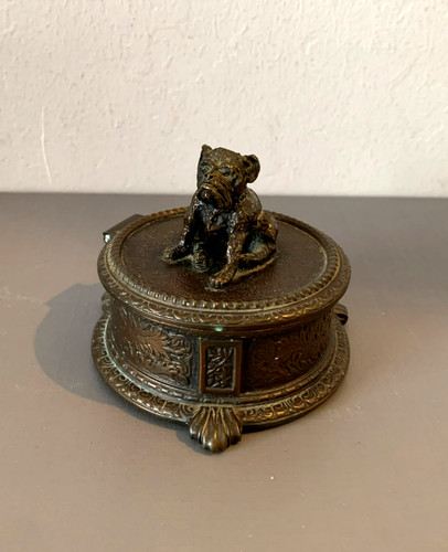 Vintage english bulldog - bulldog, metal