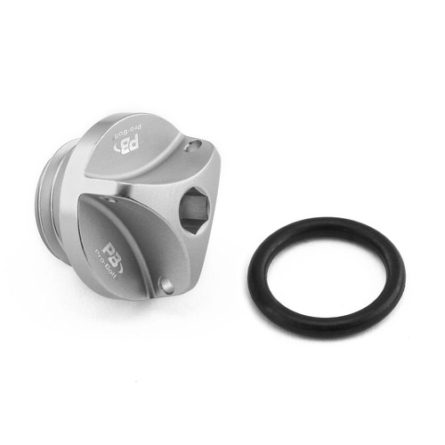 Aluminium oil filler cap - aluminium,