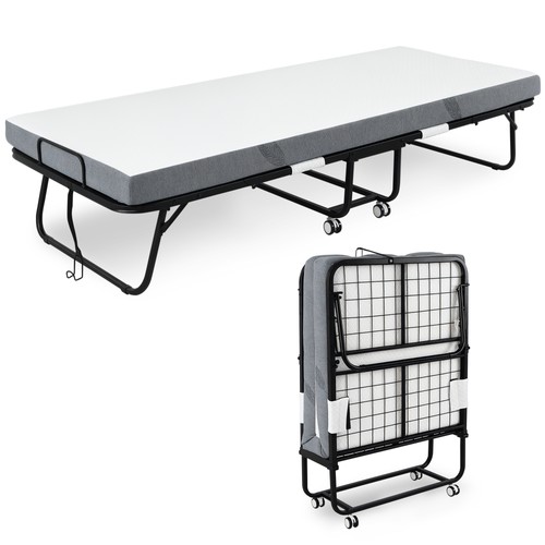 Homcom folding bed - bed, with