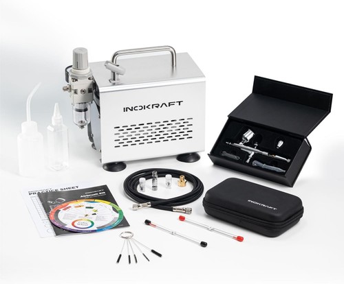 Airbrush kit with - kit, air