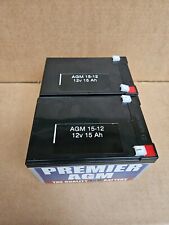 4 x  6-DZM 12v 15ah / 12aH