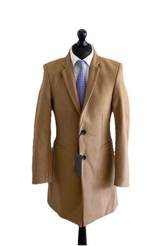 New mens tan wool - new, mix
