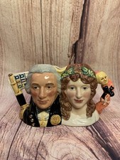 Royal Doulton Lord Nelson & Lady Hamilton D7092 Character Toby Jug Ltd Ed