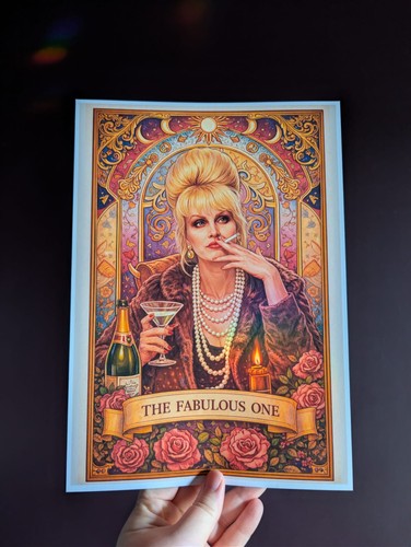 Fab patsy art print - print,, 90s
