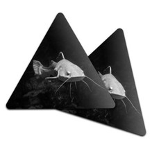 2x Triangle Coaster - BW -