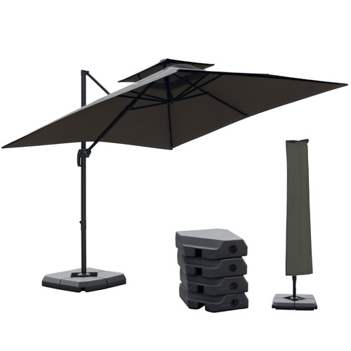 Outsunny cantilever parasol - cantilever,