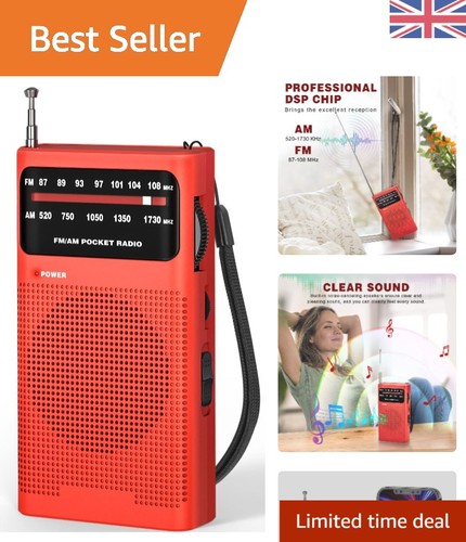 Compact portable radio - am/fm,