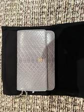 Chanel Blue Python Wallet on