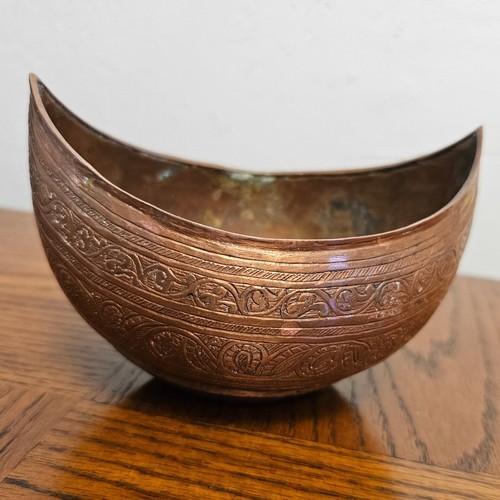 Vintage hand engraved copper - vintage,