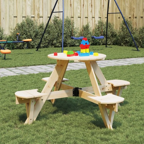 Kids wooden picnic table - kids,