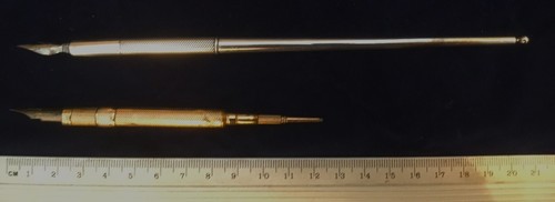 Dip pens silver - s, &