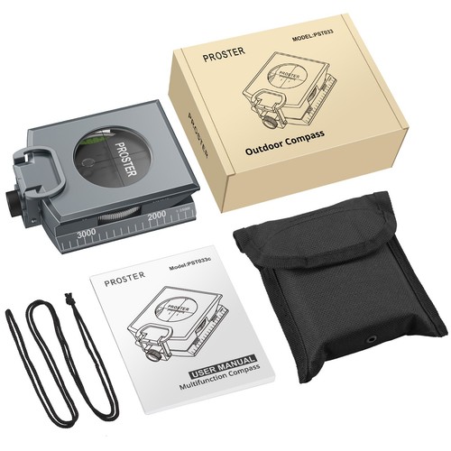 Ip65 military compass metal - ip65,