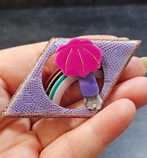 RARE Lea Stein Rainbow &