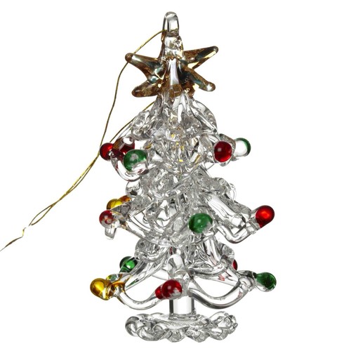 Glass christmas tree - glass,