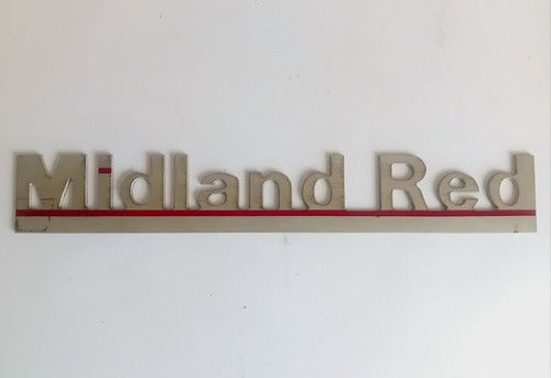Midland red bus - red, badge