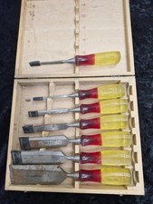 Irwin Marples Chisel Set of 7 Bevel Edge used