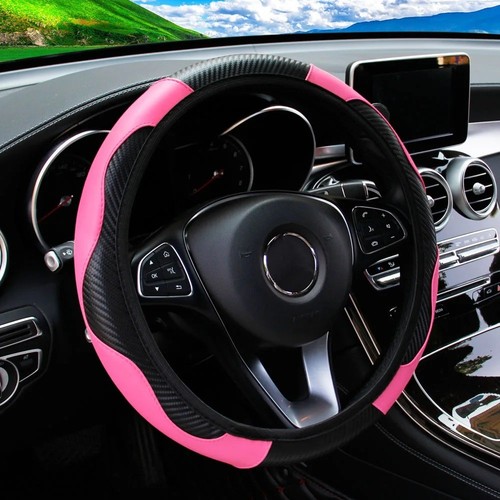 Leather car steering - car, wheel