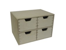 Plain Wooden Storage Box Chest