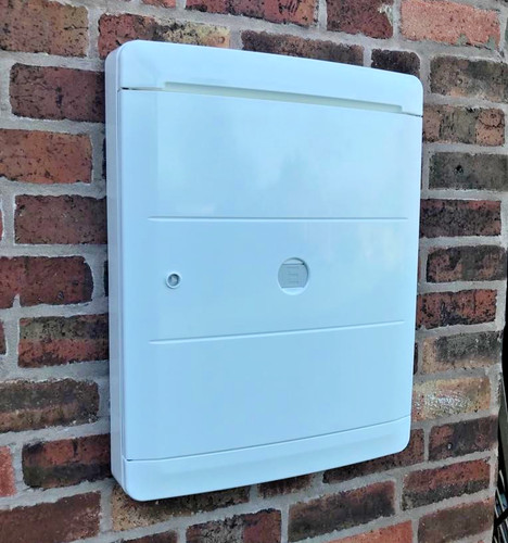 Gas electric meter box - or,