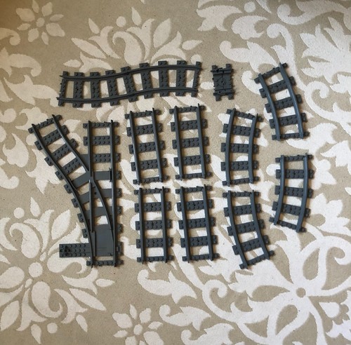 Lego city railway train tracks - lego,