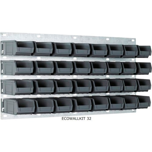 Louvre panel wall mounted - mounted,