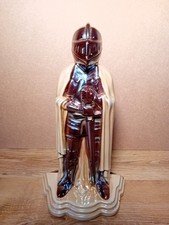 Vintage Knight Fire Companion Tool Set Cast Iron Pearlescent Enamel Brush &Poker