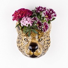 Leopard Wall Vase By Quail Ceramics Big Cat Pottery Vase