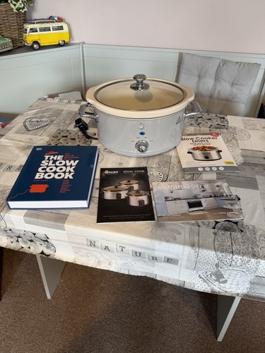 Swan retro slow cooker 5l - slow,