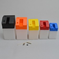 SLEC SL88B Maxi 9oz (256ml) Square Nitro Glow Fuel Tank (Yellow) for RC Plane