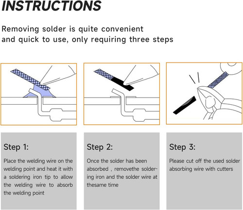 Solder wick braid - wick,