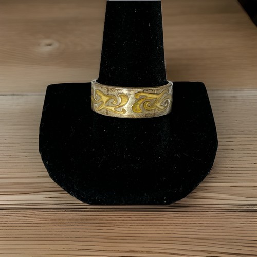 Sterling silver scroll ring - silver,