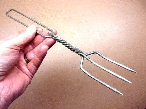 Vintage tine twisted wire - 3-tine,