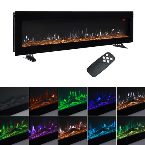 50inch led fireplace media - led,