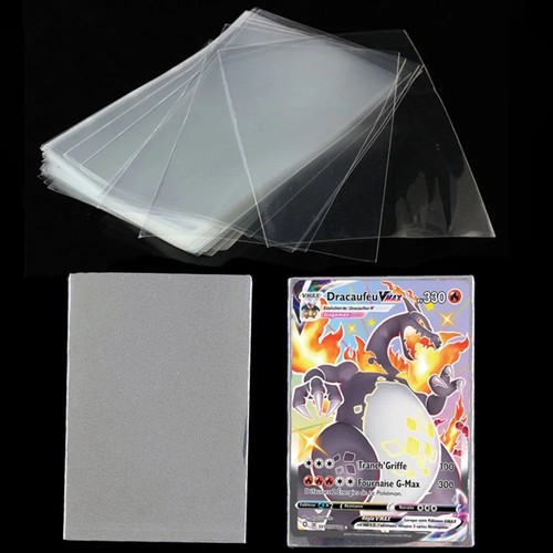 100 1000pcs clear card sleeves - 100-1000pcs,