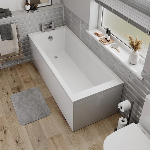 Single ended square - square, white