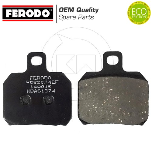 Brake pads rear - rear, ferodo
