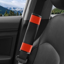 Red Sports Plaid Faux Leather