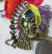 Vintage style enamel native