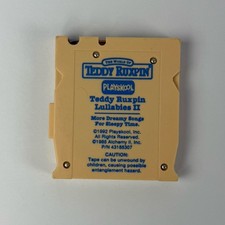Teddy Ruxpin “Teddy Ruxpin Lullabies II” Cartridge 1992 Playskool