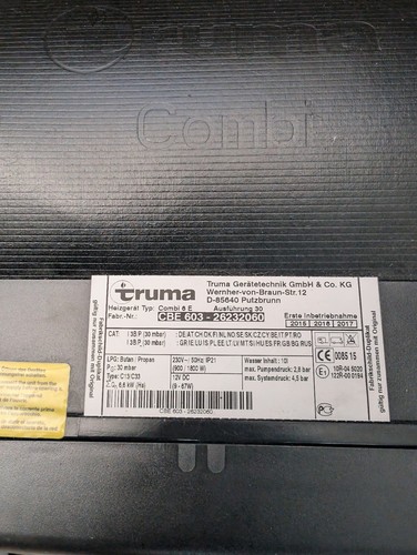 Truma combi boiler - truma, 6e