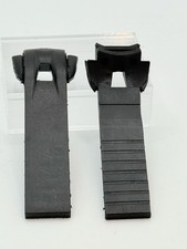 NEW OAKLEY BLACK CUSTOM GAUGE 12 WATCH REPLACEMENT BAND RUBBER 2 PUECE SIZEABLE